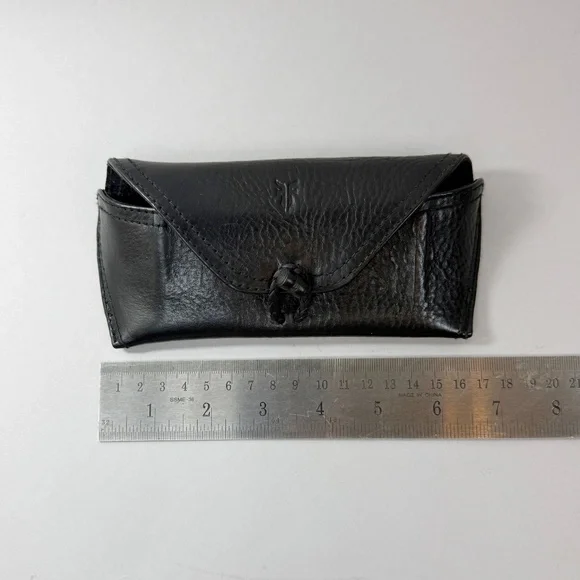 FRYE Black Leather Sunglass Case - Picture 5 of 7